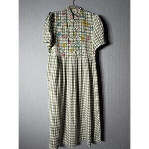 Vintage Sunshine Starshine Gingham Vintage Dress